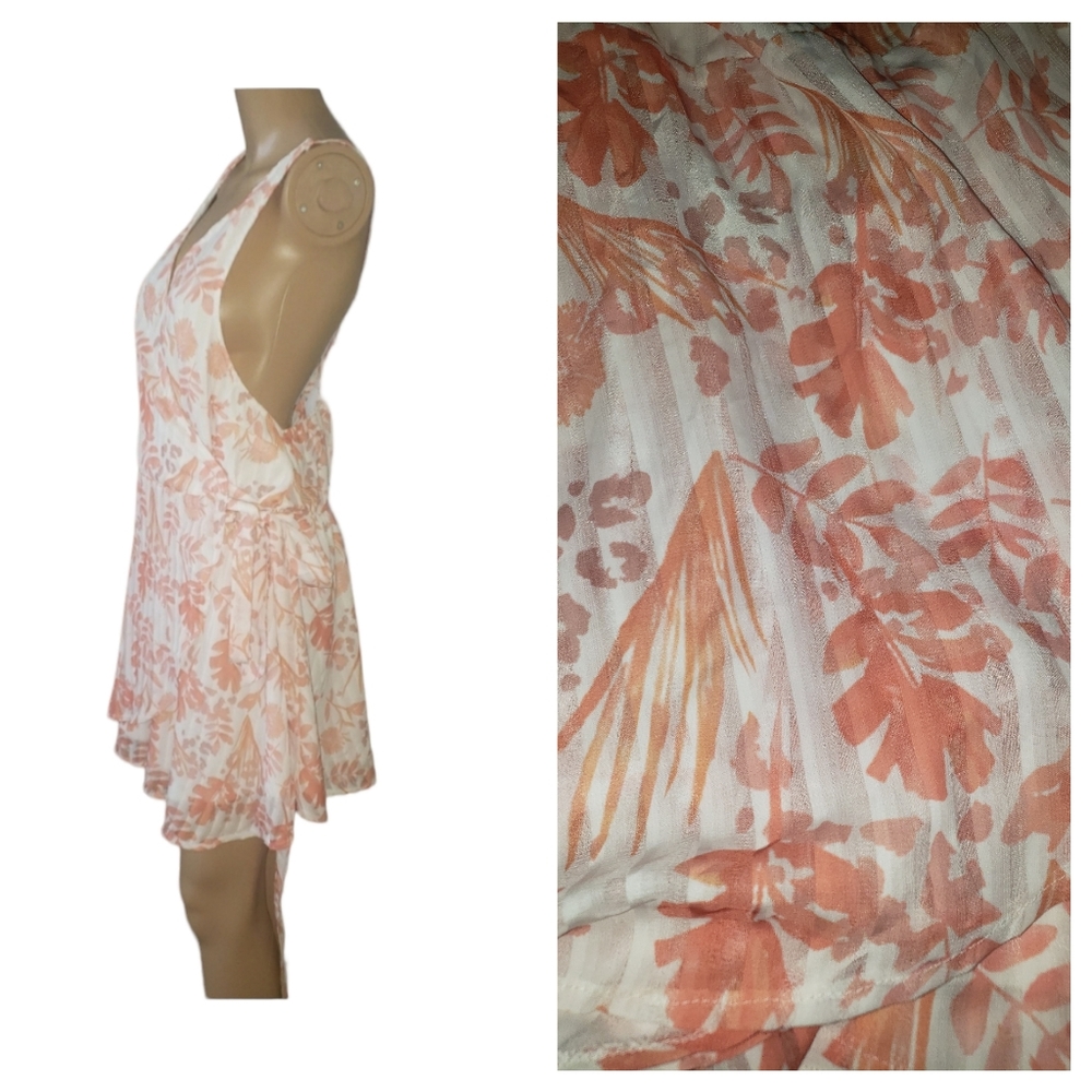 Morrisday the Label L tropical heat semi wrap spaghettistrap racer back sexy